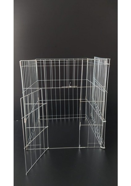 Köpek Kedi Çiti Panel Oyun Alanı 6 Parça Metal 50X63