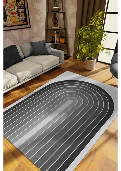 Kapılar, Gri Oturma Odası Halısı Minimalist Mutfak Halısı Geometrik Salon Halısı
