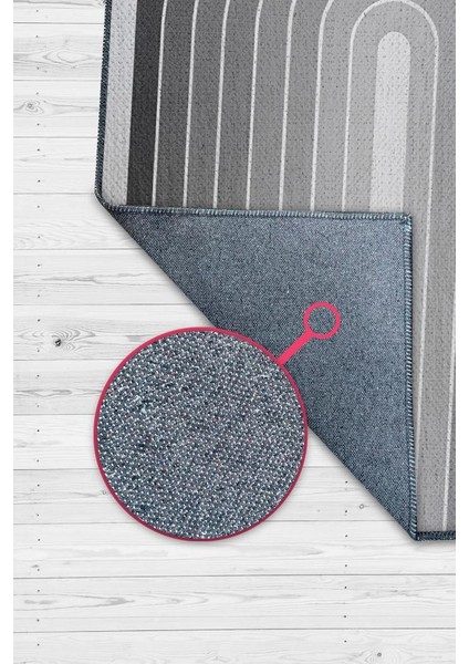 Kapılar, Gri Oturma Odası Halısı Minimalist Mutfak Halısı Geometrik Salon Halısı