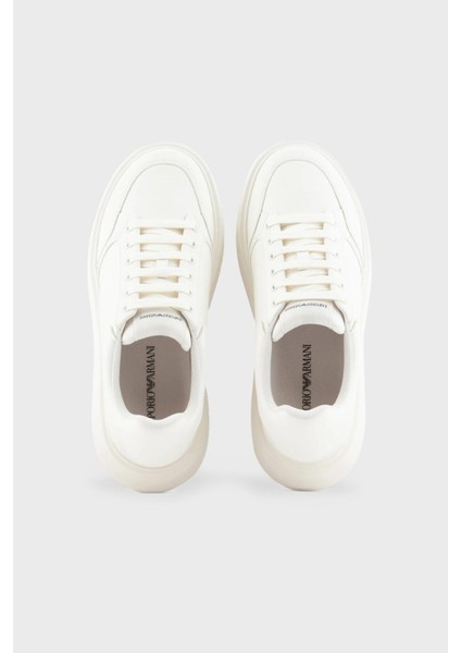 Logolu Deri Sneaker Ayakkabı Erkek Ayakkabı X4X633 XM964 M801 indirimleri