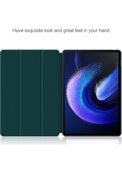 Xiaomi Pad Için 6 Pu Deri Tablet Kılıfı Üçlü Stand Manyetik Koruyucu Kapak (Yurt Dışından) modelleri