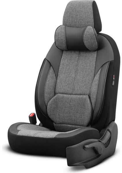 Voyager Design Boyun ve Bel Destekli Deri-Keten Ultra Konforlu Universal Oto Koltuk Kılıfı Tam Set fiyatları