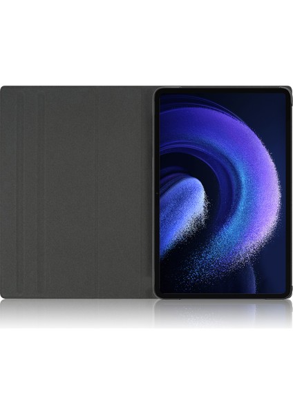 Xiaomi Pad Için 6 Pro Rotary Stand Deri Kılıf Kalem Tasarım Tablet Bırak-Kötü Kapak (Yurt Dışından)