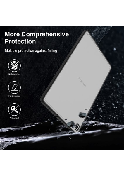 Samsung Galaxy Tab S6 Lite P610 P615 / Tab S6 Lite (2022) Mat Tablet Kılıfı Kontrast Renk Pc+Tpu Tablet Geri Koruyucu (Yurt Dışından)
