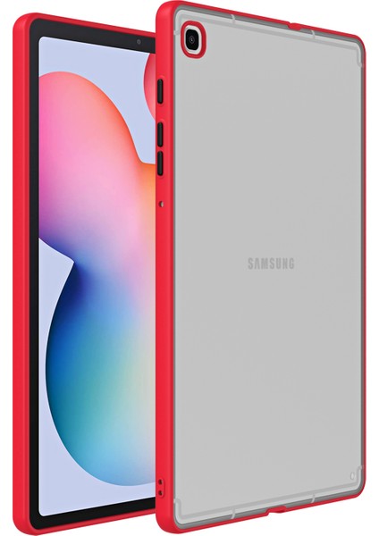 Samsung Galaxy Tab S6 Lite P610 P615 / Tab S6 Lite (2022) Mat Tablet Kılıfı Kontrast Renk Pc+Tpu Tablet Geri Koruyucu (Yurt Dışından)