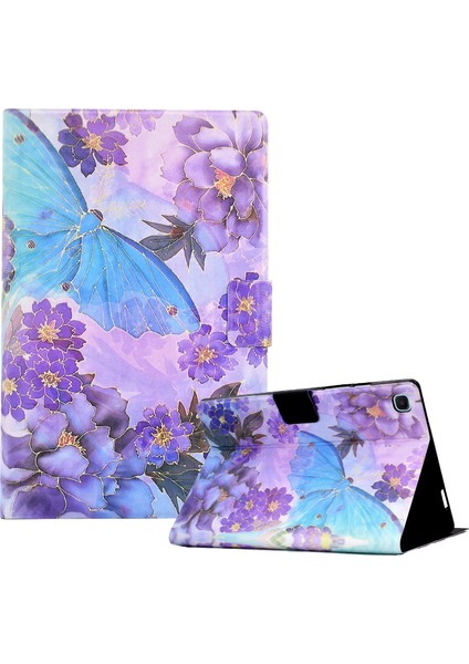 Samsung Galaxy Tab S6 Lite (SM-P610 / 615) Için Deri Flip Kapak (Yurt Dışından)
