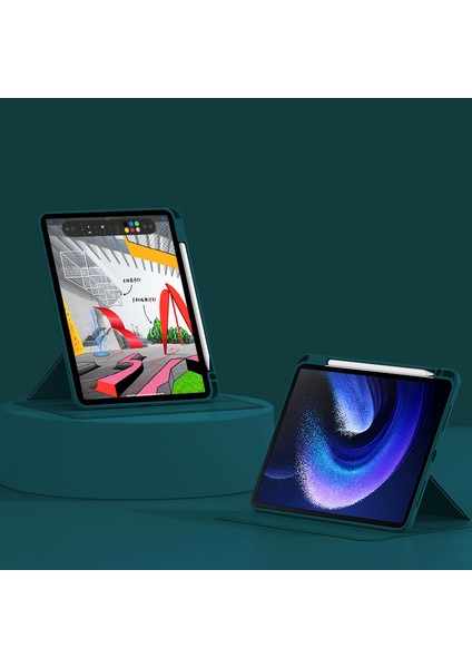Xiaomi Pad Için 6 Pu Deri+Akrilik Tablet Kılıf Döner Kickstand Smart Koruyucu Kapak (Yurt Dışından) indirimleri