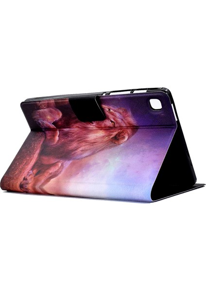 Samsung Galaxy Tab S6 Lite / Tab S6 Lite (2022) Pu Deri Tablet Kılıfı Görüntüleme Stand Otomatik Uyanma / Uyku Kapağı Tutucu (Yurt Dışından)
