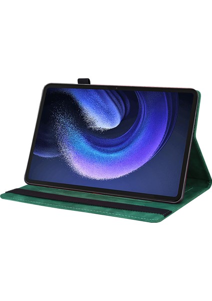 Xiaomi Pad Için 6 Iş Stand Stand Cüzdan Kılıfı Pu Deri Tablet Kapak Döngüsü (Yurt Dışından)