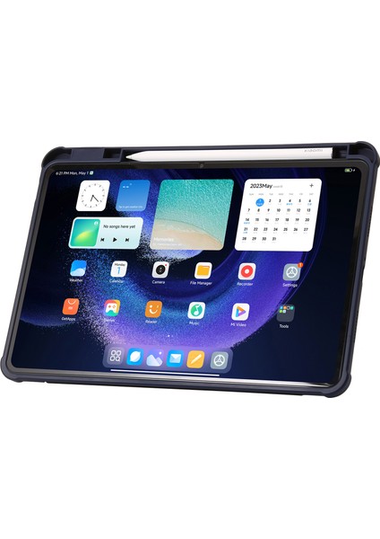 Xiaomi Pad 6 / Pad Için 6 Pro Tri-Katı Stand Tablet Kılıf Pu Deri Şeffaf Akrilik Tpu Kapak (Yurt Dışından) fiyatları