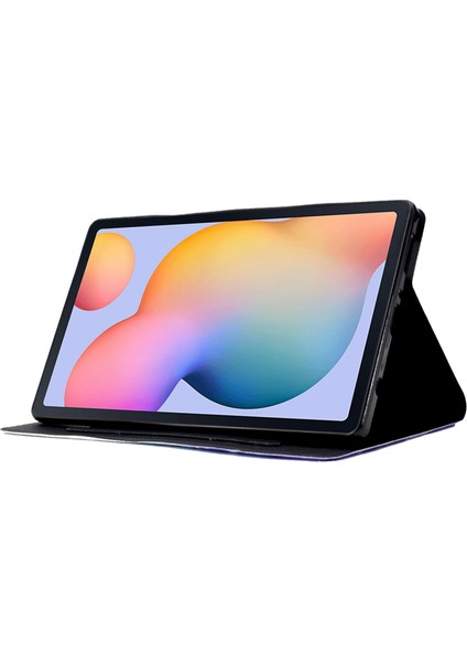 Samsung Galaxy Tab S6 Lite / Tab S6 Lite (2022) Pu Deri Tablet Kılıfı Görüntüleme Stand Otomatik Uyanma / Uyku Kapağı Tutucu (Yurt Dışından)