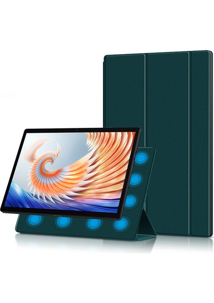 Xiaomi Kitap S Pu Deri Iş Kılıfı Manyetik Emilim Üçlü Stand Tablet Kapağı (Yurt Dışından)