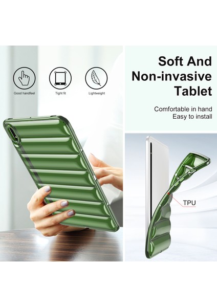 Samsung Galaxy Tab S7 T870 / Tab S8 X700 Tablet Kılıf Down Ceket Tasarım Yumuşak Touch Tpu Kapağı (Yurt Dışından) fırsatları