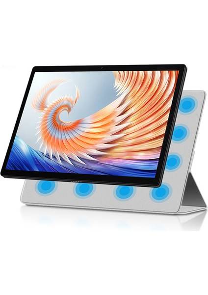 Xiaomi Kitap S Pu Deri Iş Kılıfı Manyetik Emilim Üçlü Stand Tablet Kapağı (Yurt Dışından)