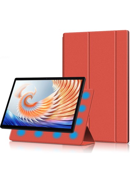Xiaomi Kitap S Pu Deri Iş Kılıfı Manyetik Emilim Üçlü Stand Tablet Kapağı (Yurt Dışından)