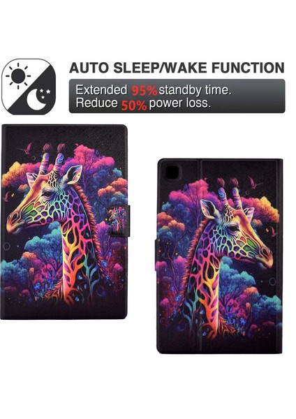 Samsung Galaxy Için Deri Kılıf Tab A7 10.4 (2020) T500 / T505 Folio Flip Tablet Kapak (Yurt Dışından)