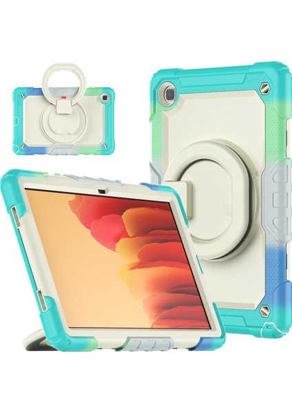 Samsung Galaxy Tab A7 10.4 (2020) T500 / T505 Koruyucu Kılıf Pc + Silikon Kapak 360 Derek (Yurt Dışından)
