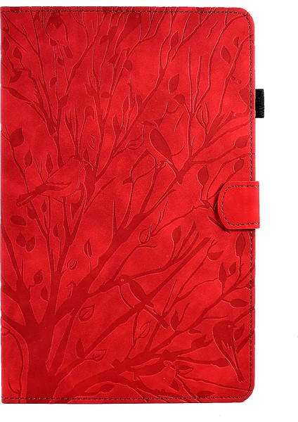 Samsung Galaxy Tab Için A 10.1 (2019) T510 T515 Tablet Kapak Pu Deri Stand Kartı Tutucu Ağacı Kılıf (Yurt Dışından) fiyatları