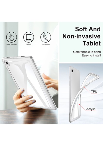 Samsung Galaxy Sekmesi Için A8 10.5 (2021) / (2022) Case Akrylik+Tpu Şok Geçirmez Koruyucu Kapak (Yurt Dışından) fırsatları