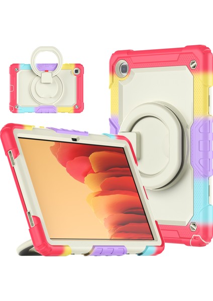 Samsung Galaxy Tab A7 10.4 (2020) T500 / T505 Koruyucu Kılıf Pc + Silikon Kapak 360 Derek (Yurt Dışından)