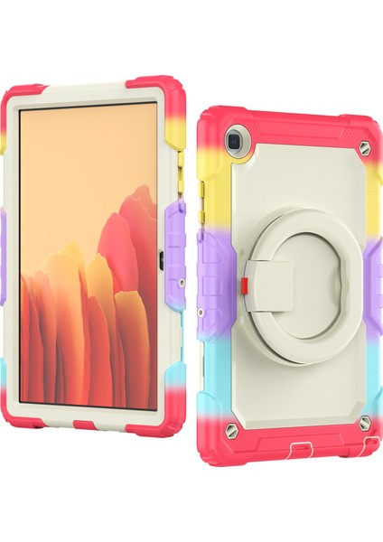 Samsung Galaxy Tab A7 10.4 (2020) T500 / T505 Koruyucu Kılıf Pc + Silikon Kapak 360 Derek (Yurt Dışından)