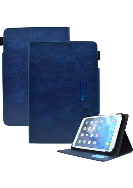 8 Inçlik Tablet Standı Cüzdan Tablet Kapağı (Ince Hafif Stil) Için Evrensel Pu Deri Kasa (Yurt Dışından)