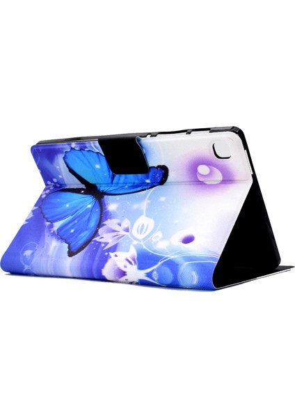 Samsung Galaxy Tab S6 Lite / Tab S6 Lite (2022) Pu Deri Tablet Kılıfı Görüntüleme Stand Otomatik Uyanma / Uyku Kapağı Tutucu (Yurt Dışından)