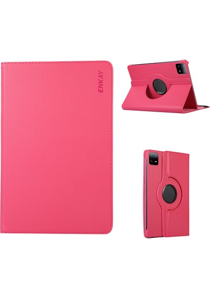 Xiaomi Pad 6 / Pad Için Tablet Kılıfı 6 Pro Rotary Stand Pu Deri+Pc Kapağı Otomatik Uyku / Uyanık (Yurt Dışından)
