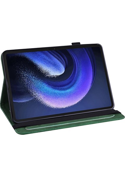 Xiaomi Pad Için 6 Pu Deri Kılıf Kelebek Cüzdan Fonksiyonu Stand Tablet Kapak (Yurt Dışından)