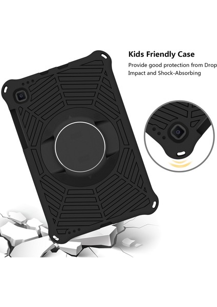 Samsung Galaxy Tab S6 Lite (2020) SM-P610 P615 / (2022) Kickstand Tablet Kılıfı Örümcek Web Doku Eva+Pc Kapağı (Yurt Dışından) modelleri