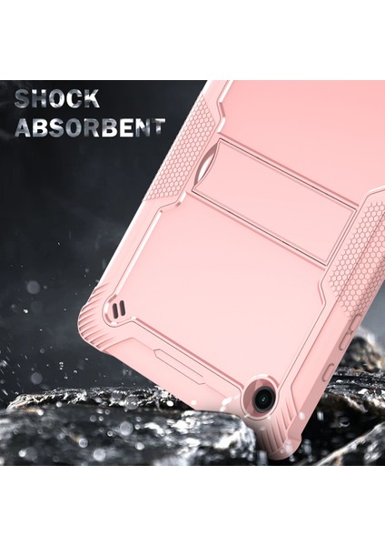 Samsung Galaxy Tab A8 10.5 (2021) / (2022) Tablet Kılıf Kickstand Silikon + Pc Şok Geçirmez Zırh Kapağı (Yurt Dışından)