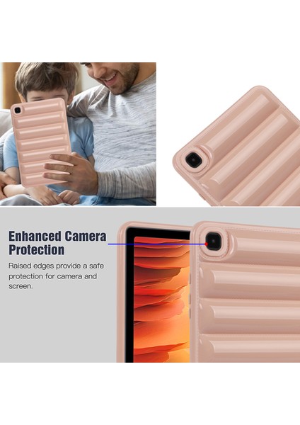 Samsung Galaxy Sekmesi Için A7 10.4 (2020) T505 / T500 Şeker Renk Tpu Tablet Kılıf Aşağı Ceket Doku Kapağı (Yurt Dışından) indirimleri