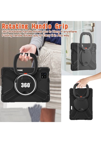 Xiaomi Pad Için 6 Pc+ Silikon Tablet Kılıf Dönen El Kavrama Kickstand Cover (Yurt Dışından) indirimleri