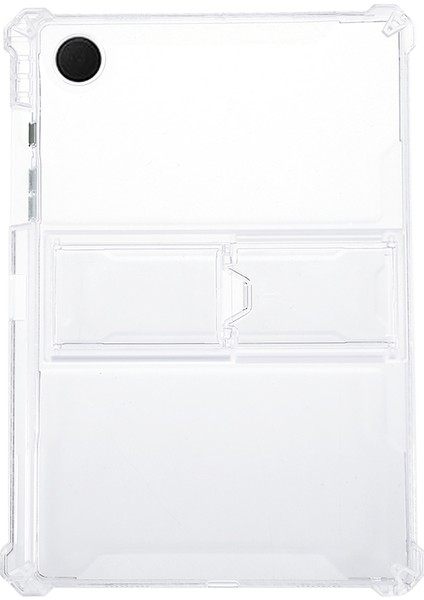Samsung Galaxy Tab A8 10.5 (2021) X205 / X200 Şeffaf Tpu Koruyucu Kapak Kickstand Bırak-Kötü Tablet Kılıfı (Yurt Dışından)
