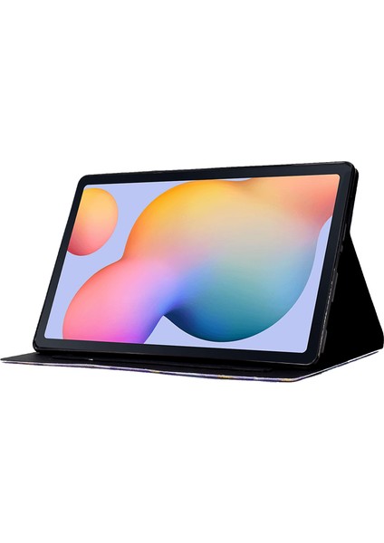 Xfashion Samsung Galaxy Tab S6 Lite (SM-P610 / 615) Için Deri Flip Kapak (Yurt Dışından)