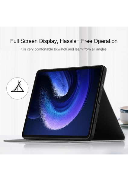 Xiaomi Pad Için 6 Pu Deri Tablet Kılıf Tam Koruma Stand Tablet Kapak (Yurt Dışından)