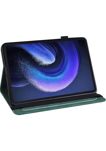 Xiaomi Pad Için 6 Anti-Çizelge Pu Deri Tablet Stand Kılıfı Çiçek Baskı Cüzdan Tablet Kapağı (Yurt Dışından) indirimleri