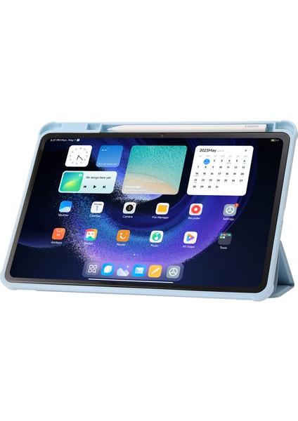 Xiaomi Pad 6 / Pad Için 6 Pro Tri-Katı Stand Tablet Kılıf Pu Deri Şeffaf Akrilik Tpu Akıllı Kapak (Yurt Dışından) fiyatları