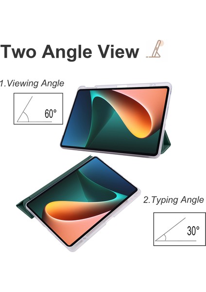 Xiaomi Pad 5 / Pad Için 5 Pro Kasa Üçlü Stand Tablet Pu Deri Kapak Koruyucu Kılıf (Yurt Dışından) modelleri