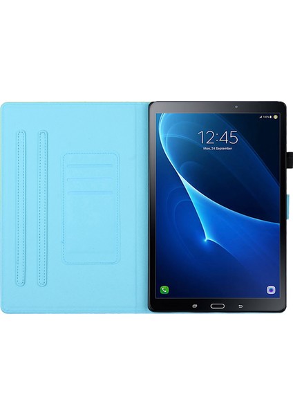 Samsung Galaxy Tab Için A 10.1 (2016) T580 / T585 Pu Deri Kapak Şok Geçirmez Tablet Kılıfı (Yurt Dışından) fiyatları