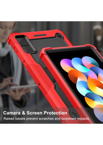 Xiaomi Redmi Pad Kickstand Cover Silikon + Pc Şoka Dayanıklı Tablet Kılıfı (Yurt Dışından)