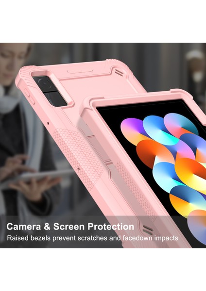 Xfashion Xiaomi Redmi Pad Kickstand Cover Silikon + Pc Şoka Dayanıklı Tablet Kılıfı (Yurt Dışından)