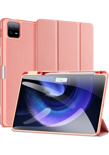 Xiaomi Pad 6 / Pad 6 Pro Tablet Kılıfı Pu Deri Tam Gövde Üçlü Stand Folio Akıllı Kapak (Yurt Dışından)