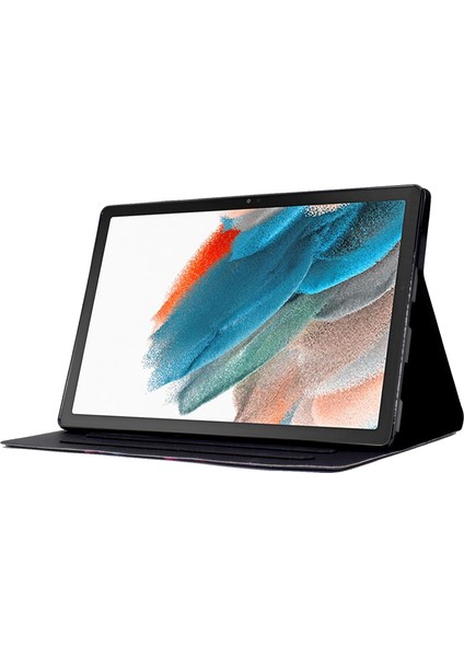 Samsung Galaxy Için Deri Kapağı Tab A8 10.5 (2021) X205 / X200 Kart Yuvaları Tablet Kılıfı (Yurt Dışından)
