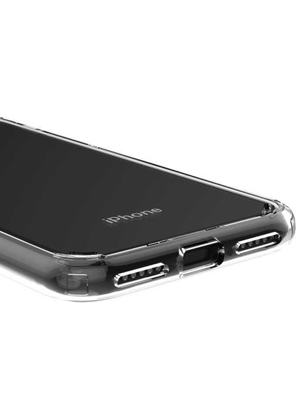 Apple iPhone Se 2022 Kılıf Cos Köşeleri Yükseltilmiş Darbe Korumalı Şeffaf Kılıf