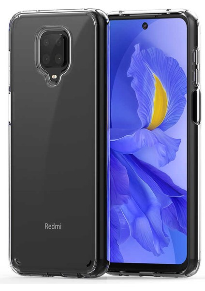 Xiaomi Redmi Note 9s Kılıf Cos Köşeleri Yükseltilmiş Darbe Korumalı Şeffaf Kılıf