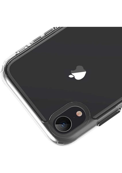 Apple iPhone Xr 6.1 Kılıf Cos Köşeleri Yükseltilmiş Darbe Korumalı Şeffaf Kılıf