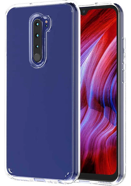 Xiaomi Redmi Note 8 Pro Kılıf Cos Köşeleri Yükseltilmiş Darbe Korumalı Şeffaf Kılıf