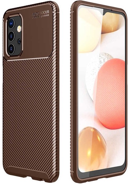 Samsung Galaxy A32 5g Kılıf Karbon Fiber Desenli Silikon Kılıf