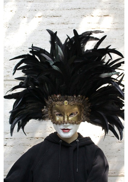 Eyes Wide Shut - Mandy - Tüylü Venedik Maskesi